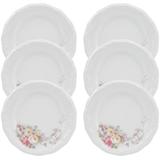 Conjunto de Pratos Sobremesa em Porcelana Eterna 6 Peças - Schmidt