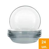 Conjunto de Pratos Sopa de Vidro 24 peças Astral - Marinex - Duralex/marinex