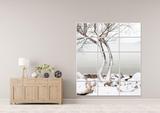 Conjunto de Quadros Decorativos Paisagem de Inverno Kit com 15 Quadros de 50x40cm - Decore pronto