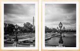 Conjunto de Quadros Decorativos Paris Torre Eiffel Kit com 2 Quadros 60x80cm - Decore pronto