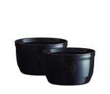 Conjunto de Ramekins 2 Pecas 10,5 cm Preto - Emile henry