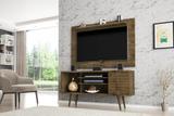 Conjunto de Sala Rack Safira Com Painel Kenzo Para TV 50quot Madeira Rustica - Moveis bechara