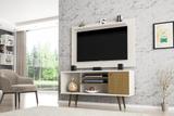 Conjunto de Sala Rack Safira Com Painel Kenzo Para TV 50quot Offwhite - Moveis bechara