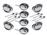 Conjunto de Sobremesa 24 Peças Taça e Colher Inox - Golden