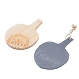 Conjunto de tabuas bambu e ardósia 02 peças - Fromagem