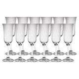 Conjunto de Taças 180ml Lírio Champanhe 12 Peças - Nadir