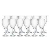 Conjunto de Taças 400ml Imperatriz Água 12 Peças - Nadir