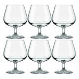 Conjunto de Taças de Cristal Para Conhaque / Drinks 6 Peças 585 ml Nadir Figueiredo Excellence 7198