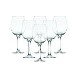 Conjunto de Taças de Vidro Para Vinho / Água 490 ml 6 peças Nadir Figueiredo Barone 7056