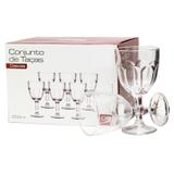 Conjunto de Taças de Vidro Reforçado 250ml com 06 Taças - Carisma