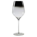 Conjunto de taças de vinho em vidro degrade 6pcs 9,5cm x 25,8cm - Btc decor