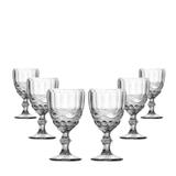 Conjunto de Taças para Água Elegance Clear 6 Peças 260ml Class Home
