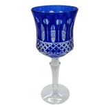 Conjunto de taças para agua em vidro cristalino com lapidacao - Btc decor