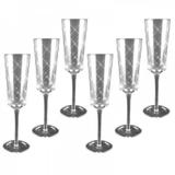 Conjunto de taças para espumante - 6 pcs - Btc decor