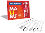 Conjunto de Talheres em Aço Inox 42 Peças Malibu Tramontina