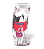 Conjunto De Talheres Inox 24 Peças Leme Branco Tramontina