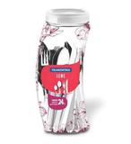 Conjunto De Talheres Inox 24 Peças Leme Branco Tramontina