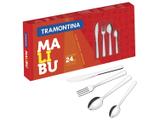 Conjunto de Talheres Tramontina Inox - 24 Peças Malibu