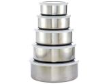 Conjunto De Tigelas Bowls Aço Inox 5 Peças - Carisma