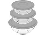 Conjunto de Tigelas de Vidro 3 Peças Marinex - Plus