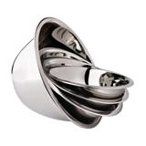 Conjunto de Tigelas Inox 4 Peças Deep Bowls Euro