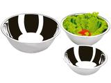 Conjunto de Tigelas Inox Oval 3 Peças Brinox - Suprema 2080/100
