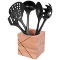 Conjunto de Utensílios Domama de Nylon Utily - 6 Peças