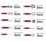 Conjunto De Utensílios Inox Premium Vermelho 10 Peças Yazi - Yangzi