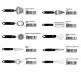 Conjunto De Utensílios Inox Preto 10 Peças Yazi - Yangzi