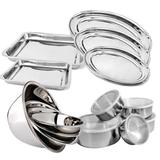 Conjunto De Utensílios Para Cozinha Aco Inox 14 Pecas Kehome