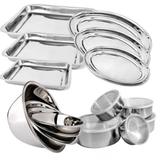 Conjunto De Utensílios Para Cozinha Aco Inox 14 Pecas Kehome