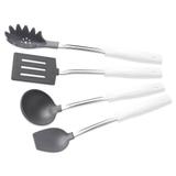 Conjunto de Utensílios Tramontina Easy, Branco, 25299/807, 4 Peças