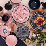 Conjunto de Xicara de Chá com Pires 6 Peças Oxford Linha Hana