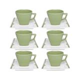 Conjunto de Xícaras 200 ml com Pires 12 Peças Imperial - Oxford - Oxford sc