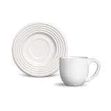 Conjunto de xícaras de cafe 6pcs argos branco porto brasil