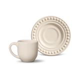 Conjunto de xícaras de cafe 6pcs atenas cru porto brasil