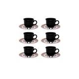 Conjunto de Xícaras de Cafezinho 65 ml com Pires 12 peças Luiza - Oxford - Oxford sc
