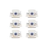 Conjunto de Xícaras de Cafezinho 75 ml com Pires 12 Peças Focus - Oxford - Oxford sc
