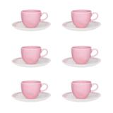 Conjunto de Xícaras de Cafezinho 75 ml com Pires 12 peças Ryo Paris - Oxford - Oxford sc