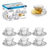 Conjunto de Xicaras de CHA 12 Peças Diamante ART House