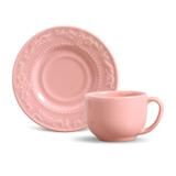 Conjunto de xícaras de cha 6pcs acanthus rosa porto brasil