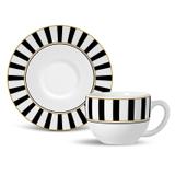 Conjunto de Xícaras de Chá Porto Brasil - Flat Classic (6 Peças)
