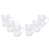 Conjunto de Xícaras para Café Coffee Time 160ml Jogo 6 peças - Casambiente