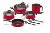 Conjunto Elegan Marpal 08 Peças Vermelho com Teflon