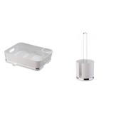 Conjunto Escorredor e Suporte para Papel Toalha MadeiraMadeira 402624 Branco - Future