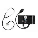 Conjunto Esfigmomanômetro com Estetoscópio P.A.Med CJPA209 - Preto