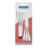 Conjunto Espátulas Para Manteiga Tramontina Laguna 66906241 Inox
