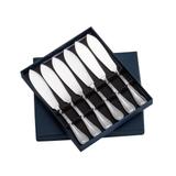 Conjunto Espátulas Para Patê Wolff 6 Peças Aço Inox