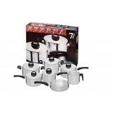 Conjunto eterna polido 7 pecas - Nigro