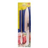 Conjunto Faca + Chaira Churrasco Cozinha Lâmina 20 Cm - Western